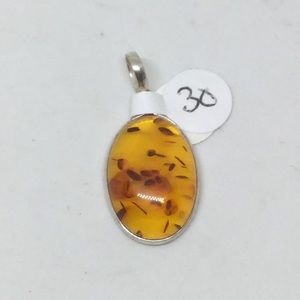 Small Amber Pendant